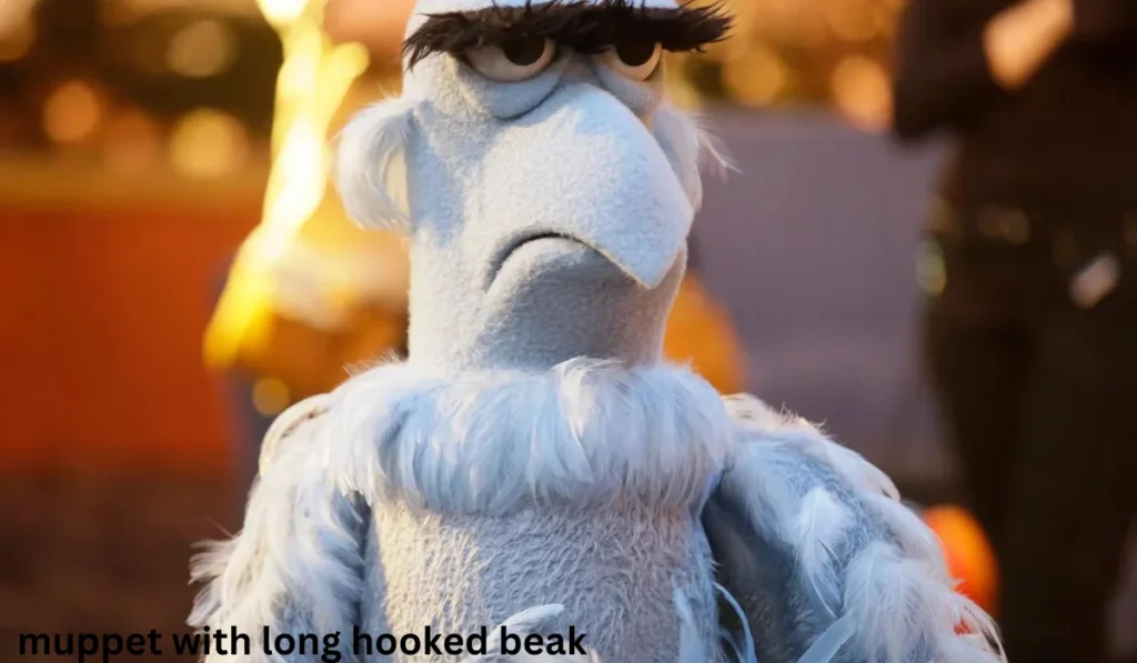 muppet with long hooked beak